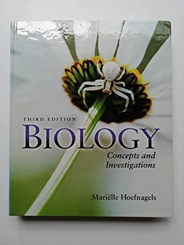 Imagen de archivo de Biology: Concepts and Investigations a la venta por Revaluation Books