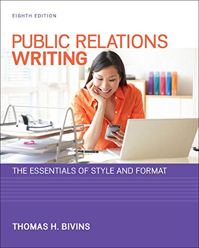 Imagen de archivo de Public Relations Writing: The Essentials of Style and Format a la venta por ThriftBooks-Atlanta