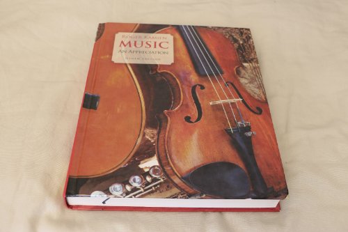 Stock image for Music : An Appreciation for sale by Better World Books