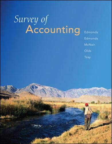 Stock image for Survey of Accounting for sale by Textbooks_Source