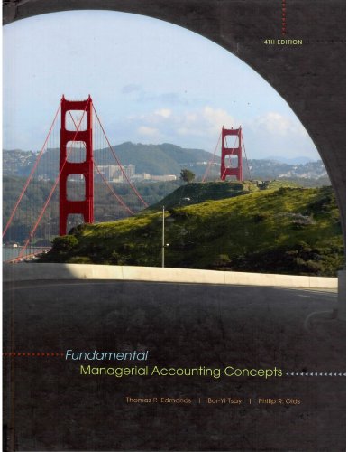 Imagen de archivo de Fundamental Managerial Accounting Concepts a la venta por SecondSale