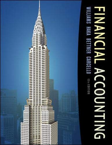 Financial Accounting 13th Edition