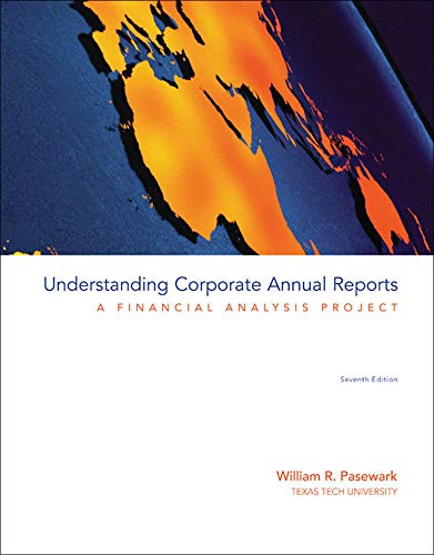 9780073526935: Understanding Corporate Annual Reports: A Financial Analysis Project (IRWIN ACCOUNTING)