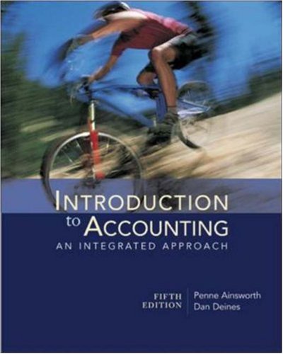 Beispielbild fr Introduction to Accounting: An Integrated Approach zum Verkauf von ThriftBooks-Dallas