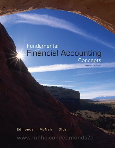 Imagen de archivo de Fundamental Financial Accounting Concepts a la venta por Better World Books