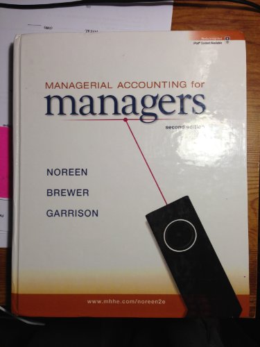 Beispielbild fr Managerial Accounting for Managers zum Verkauf von ThriftBooks-Dallas