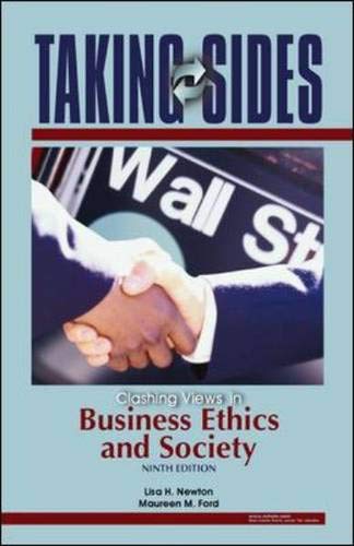 Beispielbild fr Clashing Views in Business Ethics and Society zum Verkauf von Better World Books