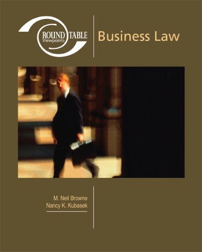 Stock image for Business Law for sale by BookHolders