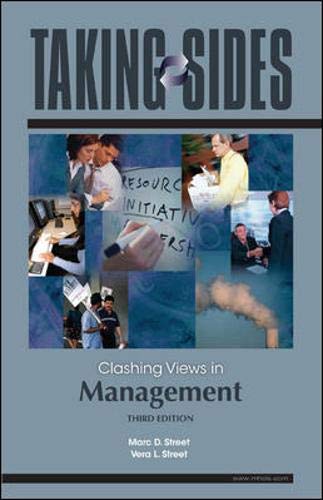 Imagen de archivo de Taking Sides: Clashing Views in Management a la venta por Better World Books