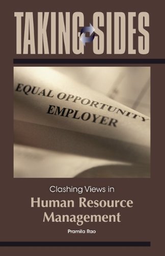 Stock image for Taking Sides: Clashing Views in Human Resource Management for sale by Better World Books