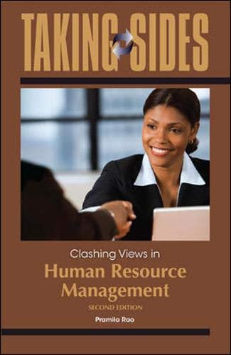Beispielbild fr Taking Sides : Clashing Views in Human Resource Management zum Verkauf von Better World Books