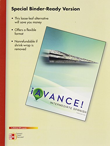 PK LOOSELEAF AVANCE W/ CNCT/LRNSMRT (9780073527444) by Bretz, Mary Lee; Dvorak, Trisha; Kirschner, Carl; Bransdorfer, Rodney; Kihyet, Constance