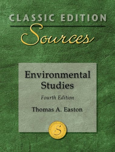 Beispielbild fr Classic Edition Sources: Environmental Studies zum Verkauf von Better World Books
