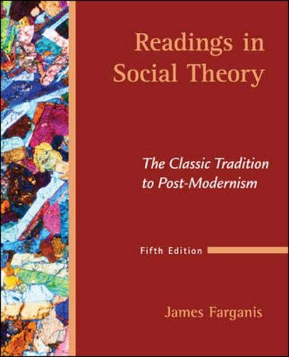 9780073528137: Readings in Social Theory