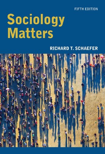Imagen de archivo de Sociology Matters a la venta por ThriftBooks-Atlanta