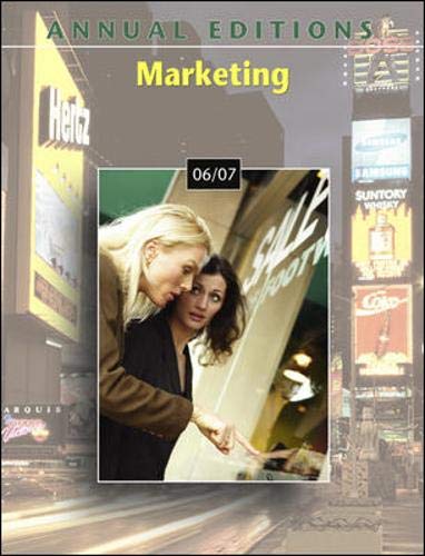 Imagen de archivo de Annual Editions: Marketing 06/07 a la venta por BookHolders