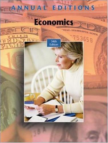Imagen de archivo de Annual Editions: Economics, 34/e a la venta por SecondSale