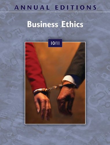 Stock image for Annual Editions: Business Ethics 10/11 for sale by ThriftBooks-Dallas