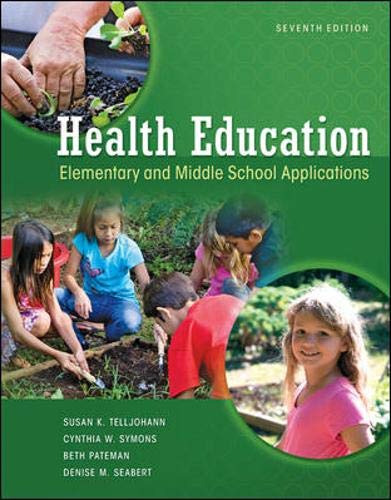 Stock image for Health Education: Elementary and Middle School Applications for sale by ThriftBooks-Dallas