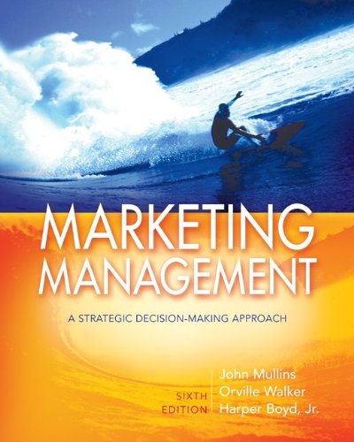 Imagen de archivo de Marketing Management : A Strategic Decisionmaking Approach a la venta por Better World Books: West