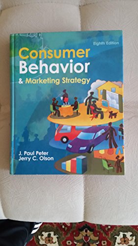 Stock image for Consumer Behavior and Marketing Strategy for sale by Better World Books