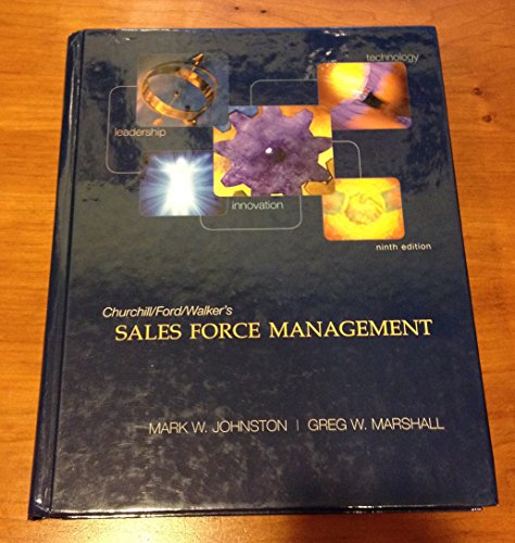 9780073529875: Sales Force Management