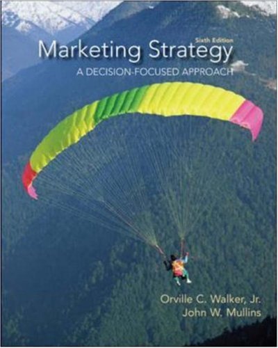 Stock image for Marketing Strategy : A Decision Focused Approach for sale by Better World Books