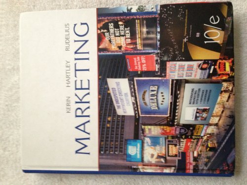 Marketing (9780073529936) by Kerin, Roger; Hartley, Steven; Rudelius, William