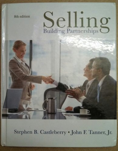 Beispielbild fr Selling : Building Partnerships zum Verkauf von Better World Books