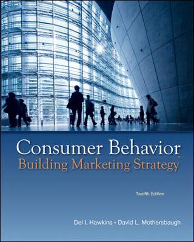 Imagen de archivo de Consumer Behavior: Building Marketing Strategy, 12th Edition a la venta por SecondSale