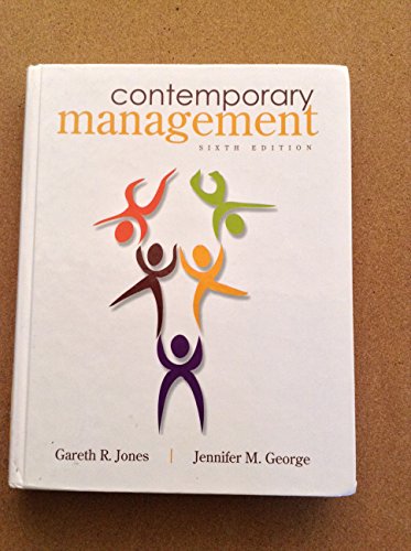 Imagen de archivo de Contemporary Management a la venta por Better World Books