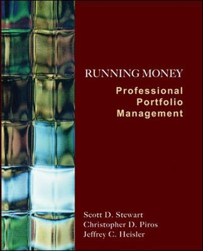 9780073530581: Running Money: Professional Portfolio Management (Mcgraw-hill/Irwin Series in Finance, Insurance, and Real Estate)