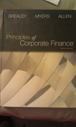 Imagen de archivo de Principles of Corporate Finance (Finance, Insurance, and Real Estate) a la venta por HPB-Red