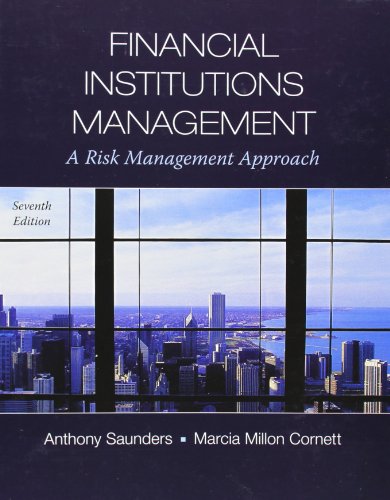 Imagen de archivo de Financial Institutions Management: A Risk Management Approach, 7t a la venta por Hawking Books