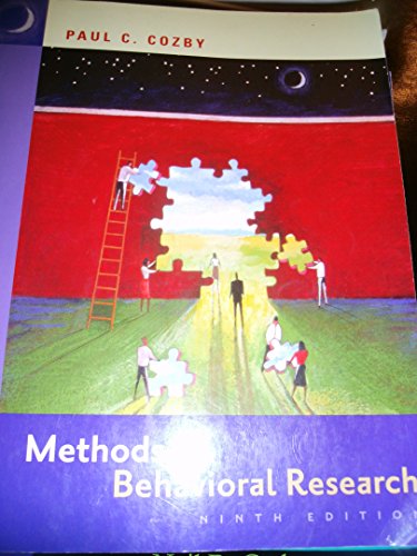 9780073531816: Methods in Behavioral Research