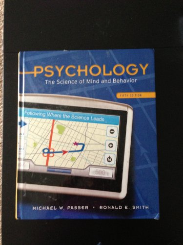 Imagen de archivo de Psychology: The Science of Mind and Behavior a la venta por BookHolders