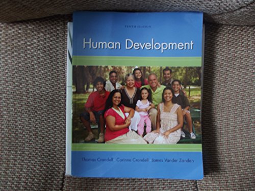 Human Development (9780073532189) by Crandell, Thomas; Crandell, Corinne; Vander Zanden, James