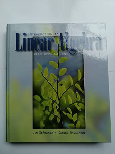 Beispielbild fr Introduction to Linear Algebra zum Verkauf von BooksRun