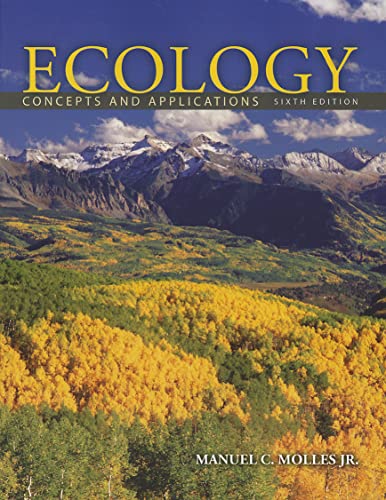 Ecology: Concepts and Applications (9780073532493) by Molles, Manuel