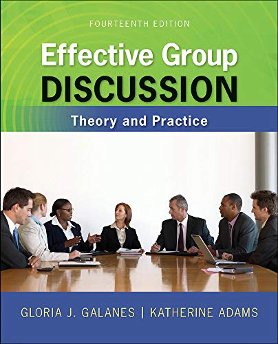 Stock image for Effective Group Discussion: Theory and Practice for sale by Zoom Books Company