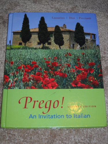 Stock image for Prego! An Invitation to Italian for sale by Zoom Books Company