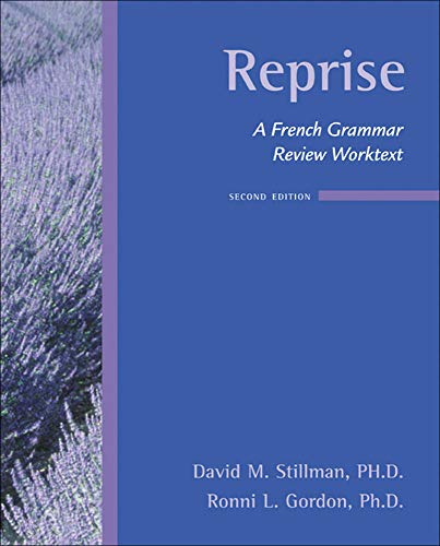 Beispielbild fr Reprise: A French Grammar Review Worktext zum Verkauf von BooksRun