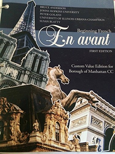 Stock image for En Avant: Beginning French for sale by GF Books, Inc.