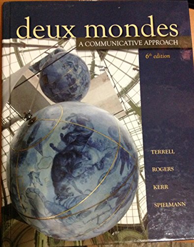 Stock image for Deux Mondes : A Communicative Approach for sale by Better World Books