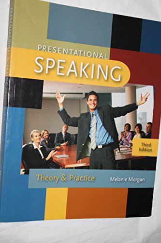 Imagen de archivo de Presentational Speaking Theory and Practice a la venta por Better World Books