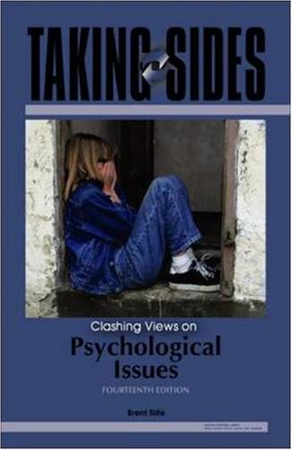 Stock image for Taking Sides: Clashing Views on Psychological Issues for sale by SecondSale