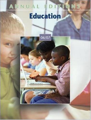 Stock image for Annual Editions: Education 06/07 Schultz, Fred for sale by Textbookplaza