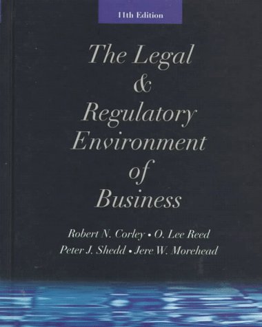 Imagen de archivo de The Legal & Regulatory Environment of Business a la venta por SecondSale