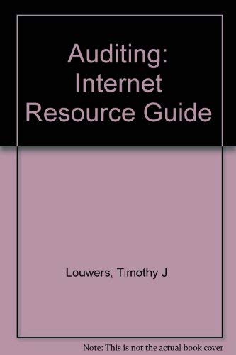 9780073656502: Internet Resource Guide for use with Auditing