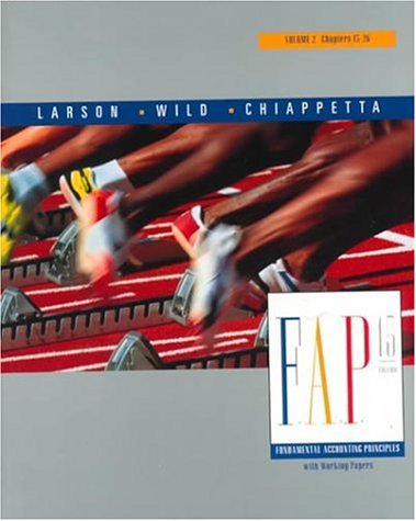 Beispielbild fr FAP Volume 2 Chapters 13-26 (Paperback) w/ Working Papers zum Verkauf von Anderson Book